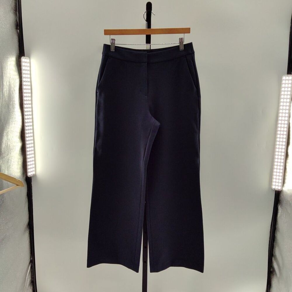 Quince Women Ultra-Stretch Ponte Trouser Navy Pants 8